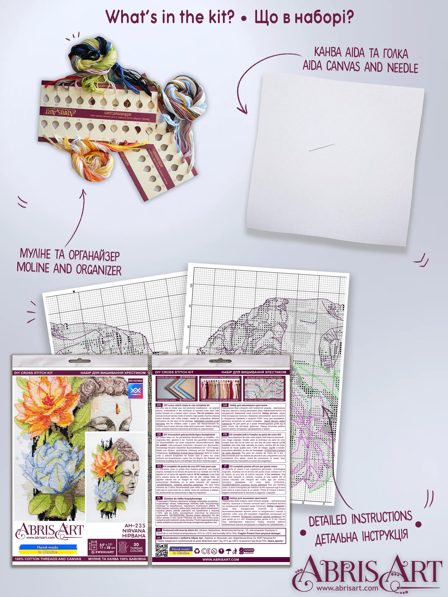 Cross Stitch Kit Cross-stitch kits Nirvana