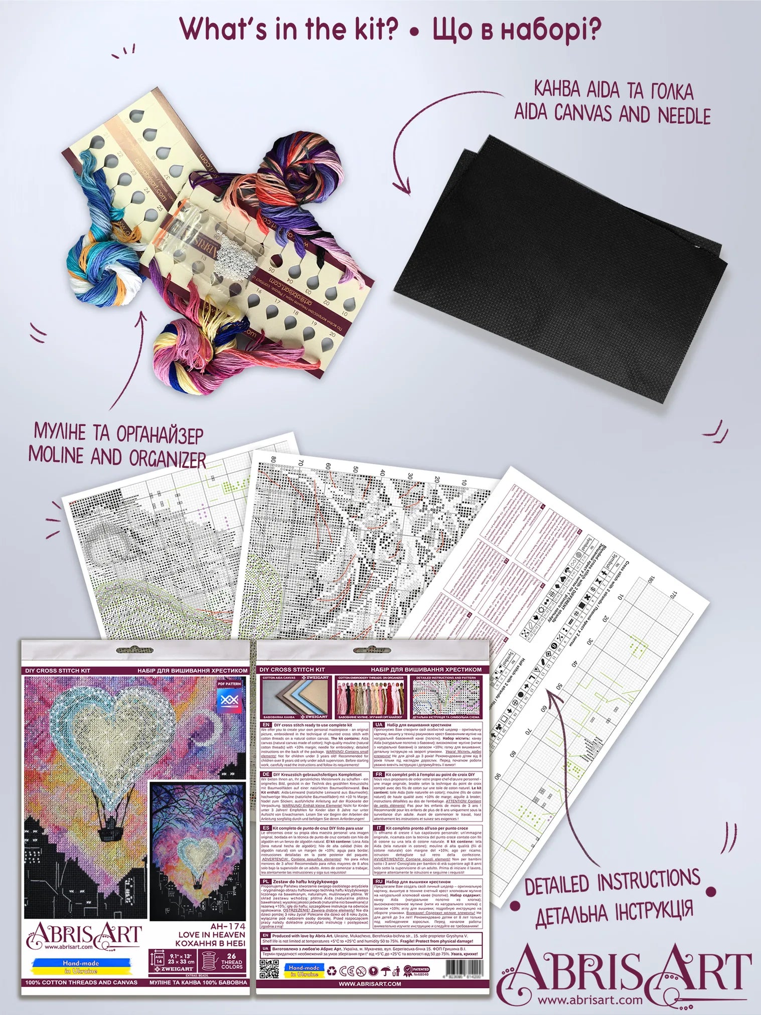 Cross Stitch Kit Cross-stitch kits Love in heaven