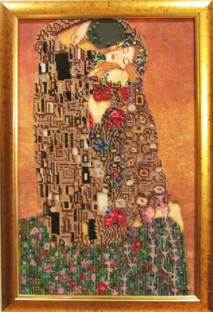 Bead Embroidery Kit Main Bead Embroidery Kit The kiss