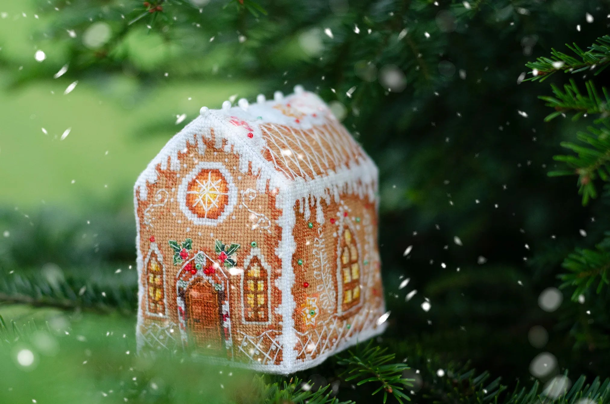 Christmas and New Year Decor Kit Cross-stitch kits three-dimensional decoration Sweet Holiday