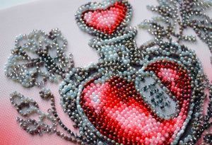 Bead Embroidery Kit Mini Bead embroidery kit Love potion