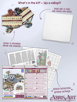 Cross Stitch Kit Cross-stitch kits The mad tea party