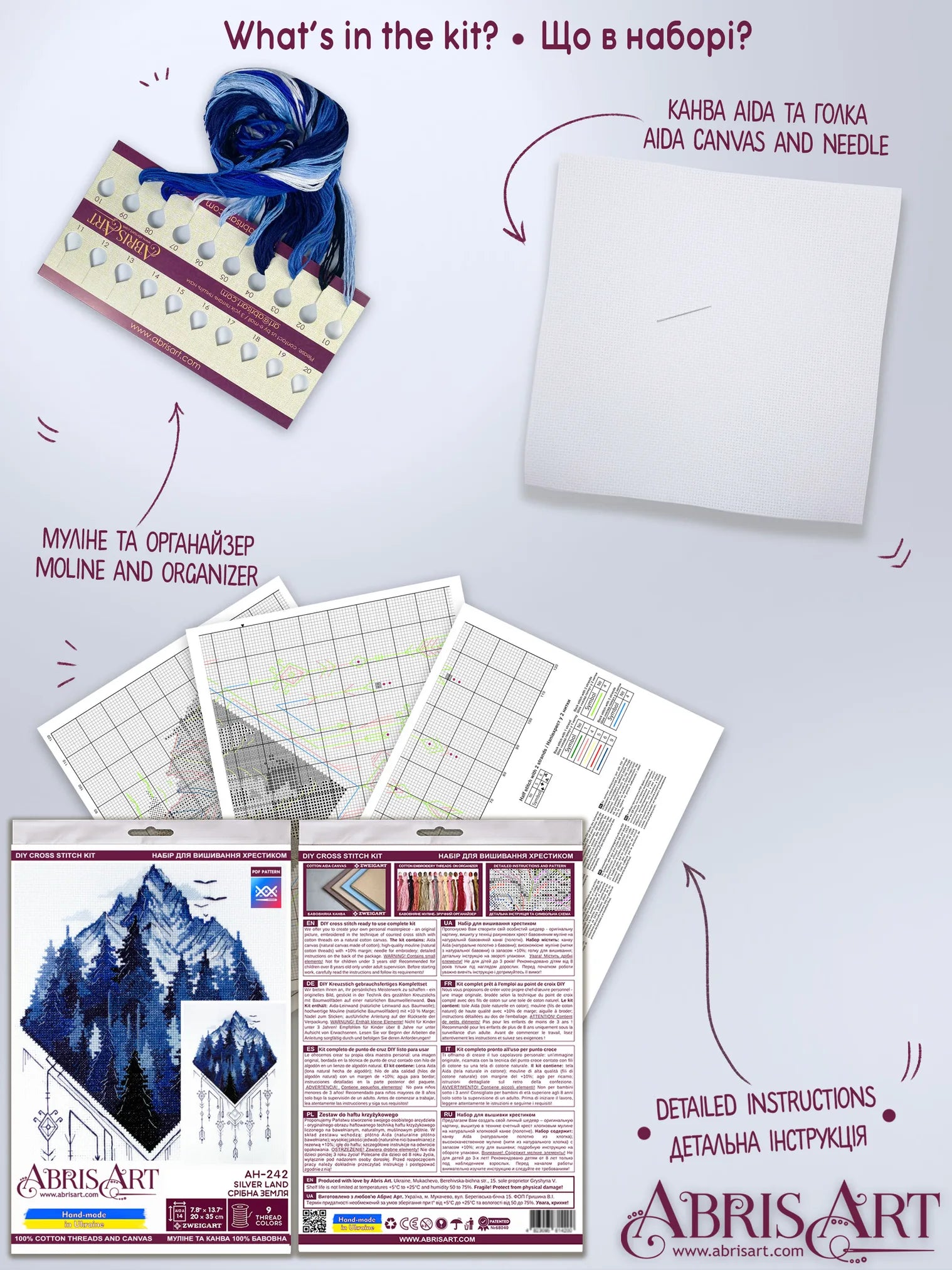 Cross Stitch Kit Cross-stitch kits Silver land