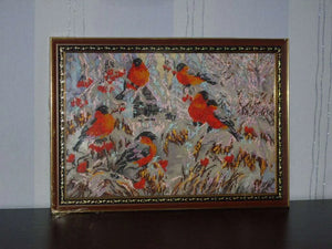 Bead Embroidery Kit Main Bead Embroidery Kit Bullfinches