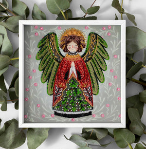 Bead Embroidery Kit Mid-sized bead embroidery kit Guardian of the Christmas Miracle
