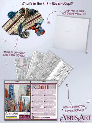 Cross Stitch Kit Cross-stitch kits Big city life (Landscape)