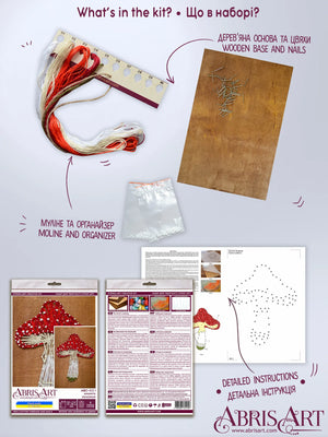String Art Kit Creative Kit/String Art Amanita