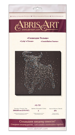 Bead Embroidery Kit Main Bead Embroidery Kit Constellation Taurus