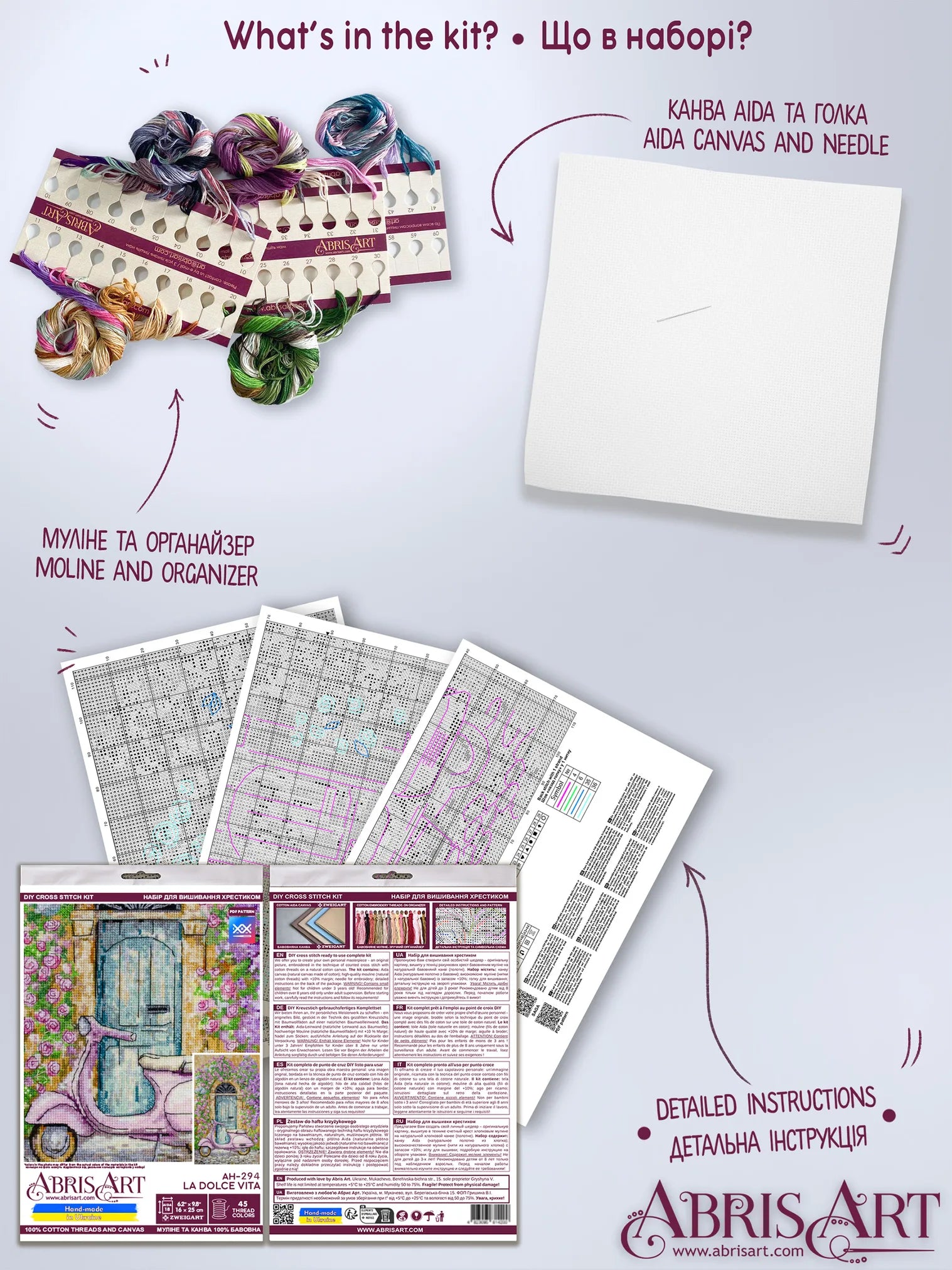 Cross Stitch Kit Cross-stitch kits La Dolce Vita