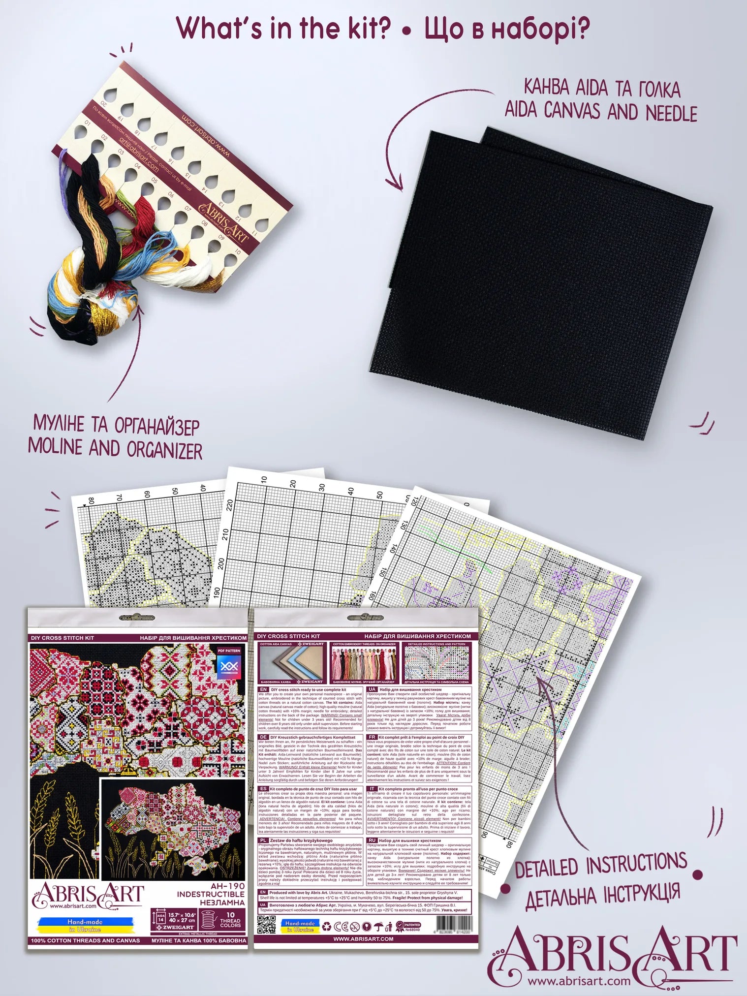 Cross Stitch Kit Cross-stitch kits Indestructible