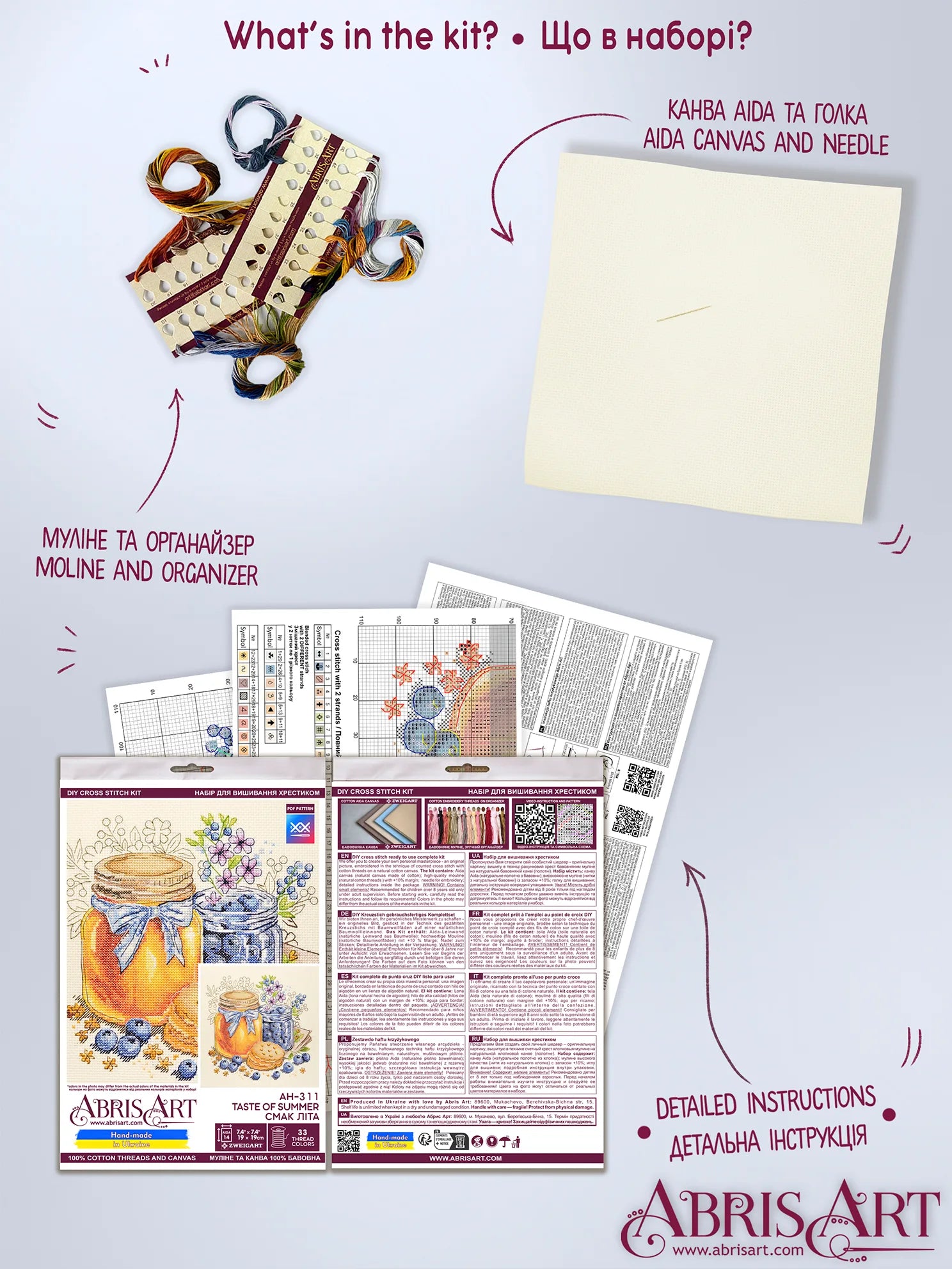 Cross Stitch Kit Cross-stitch kits Taste of Summer