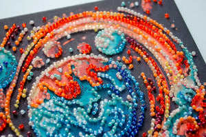 Bead Embroidery Kit Mini Bead embroidery kit Cosmic energy