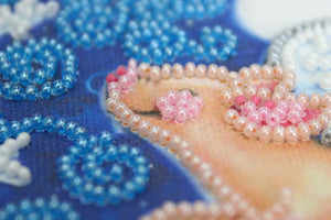 Bead Embroidery Kit Mini Bead embroidery kit Flying pig