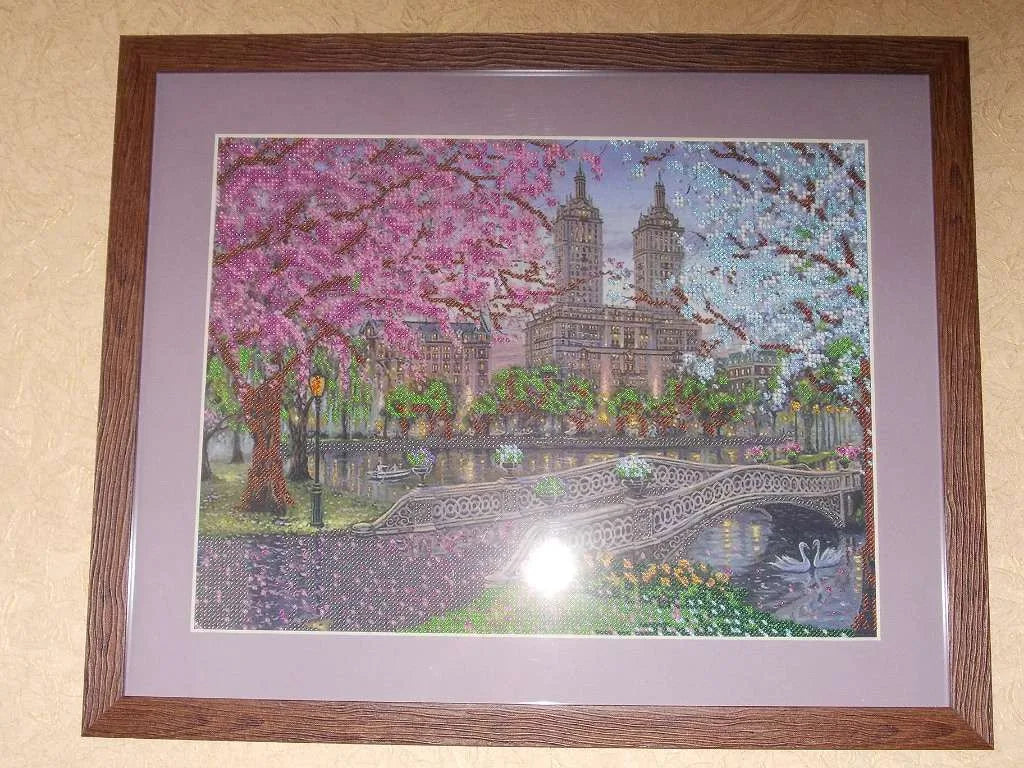 Bead Embroidery Kit Main Bead Embroidery Kit Spring bloom