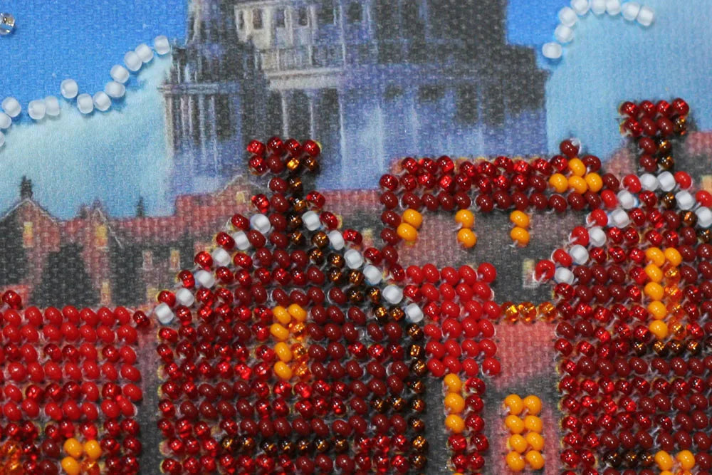 Bead Embroidery Kit Mini Bead embroidery kit Romantic trip