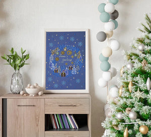 Bead Embroidery Kit Main Bead Embroidery Kit Christmas motif