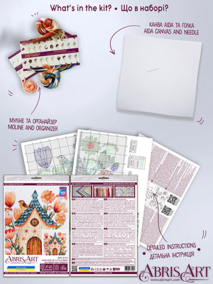 Cross Stitch Kit Cross-stitch kits Sing for us, little bird!