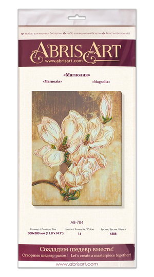 Bead Embroidery Kit Main Bead Embroidery Kit Мagnolia