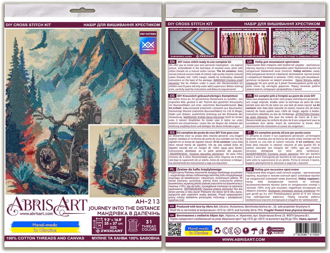 Cross Stitch Kit Cross-stitch kits Journey into the distance