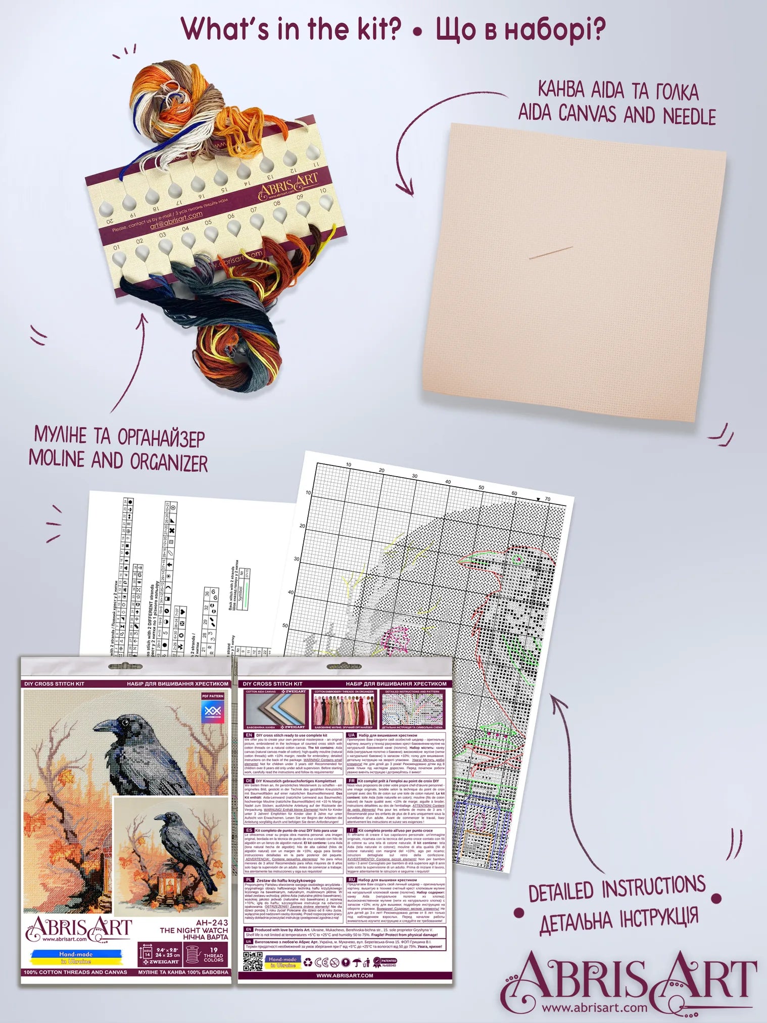 Cross Stitch Kit Cross-stitch kits The Night Watch