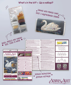 Bead Embroidery Kit Main Bead Embroidery Kit When the Soul Blooms