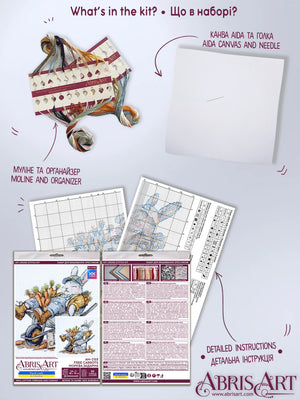 Cross Stitch Kit Cross-stitch kits Free carrots