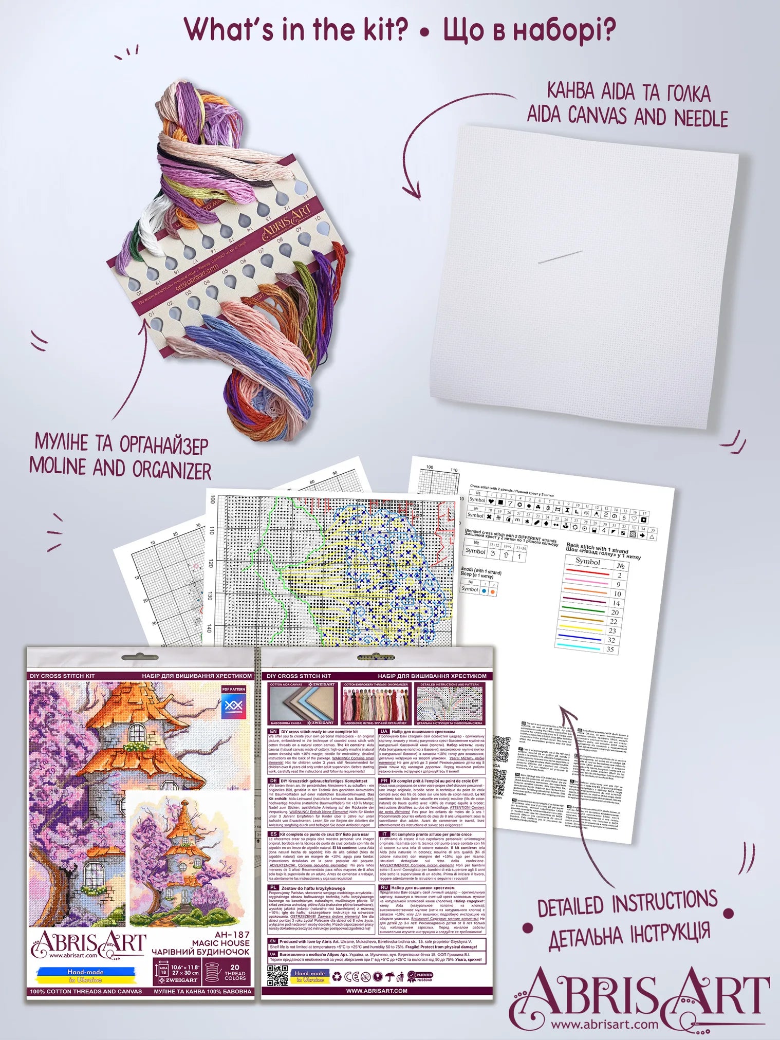 Cross Stitch Kit Cross-stitch kits Magic house