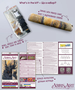 Bead Embroidery Kit Main Bead Embroidery Kit Legend awakened