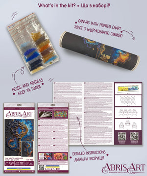 Bead Embroidery Kit Main Bead Embroidery Kit The key to happines