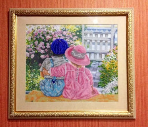 Bead Embroidery Kit Date on the porch