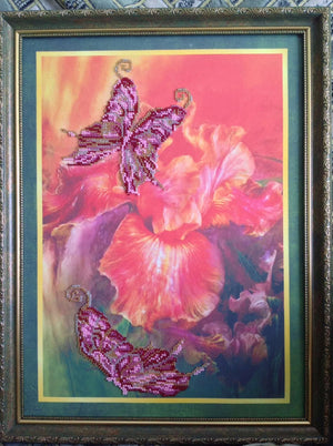 Bead Embroidery Kit Main Bead Embroidery Kit Butterfly