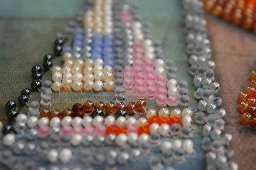 Bead Embroidery Kit Mid-sized bead embroidery kit Seven seas