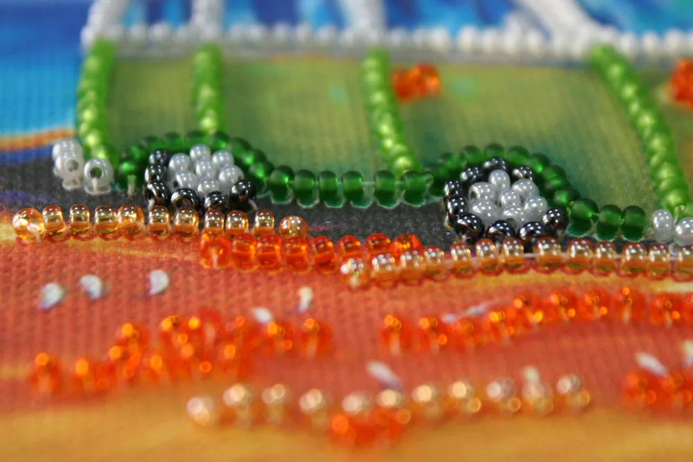 Bead Embroidery Kit Mini Bead embroidery kit Surfing