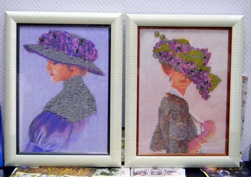 Bead Embroidery Kit Main Bead Embroidery kit Violet