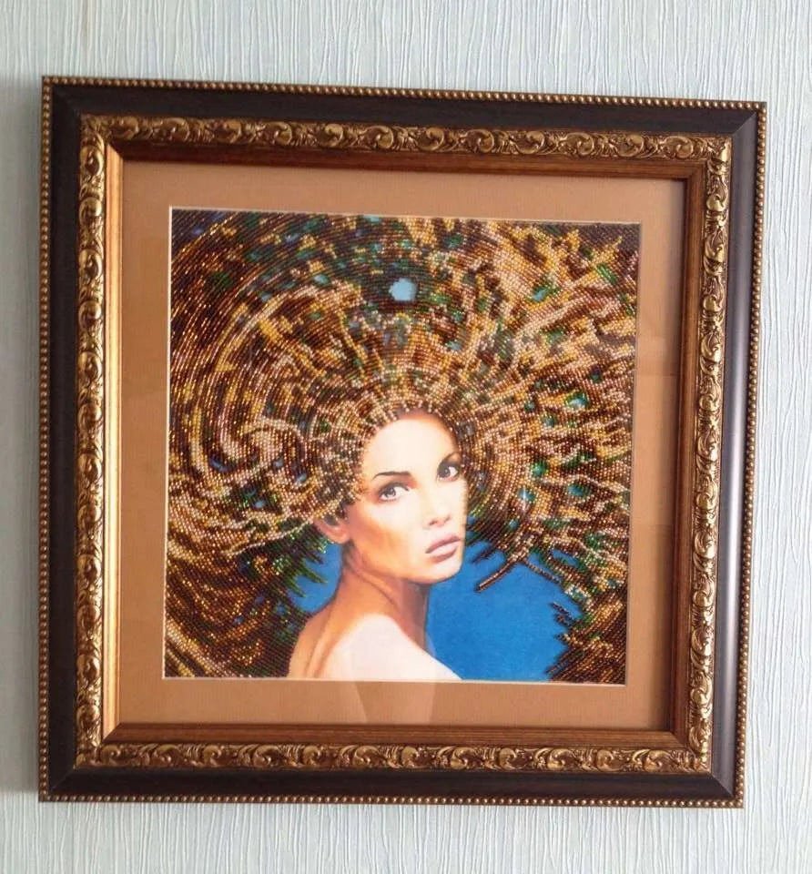 Bead Embroidery Kit Main Bead Embroidery Kit The Four Elements – Earth