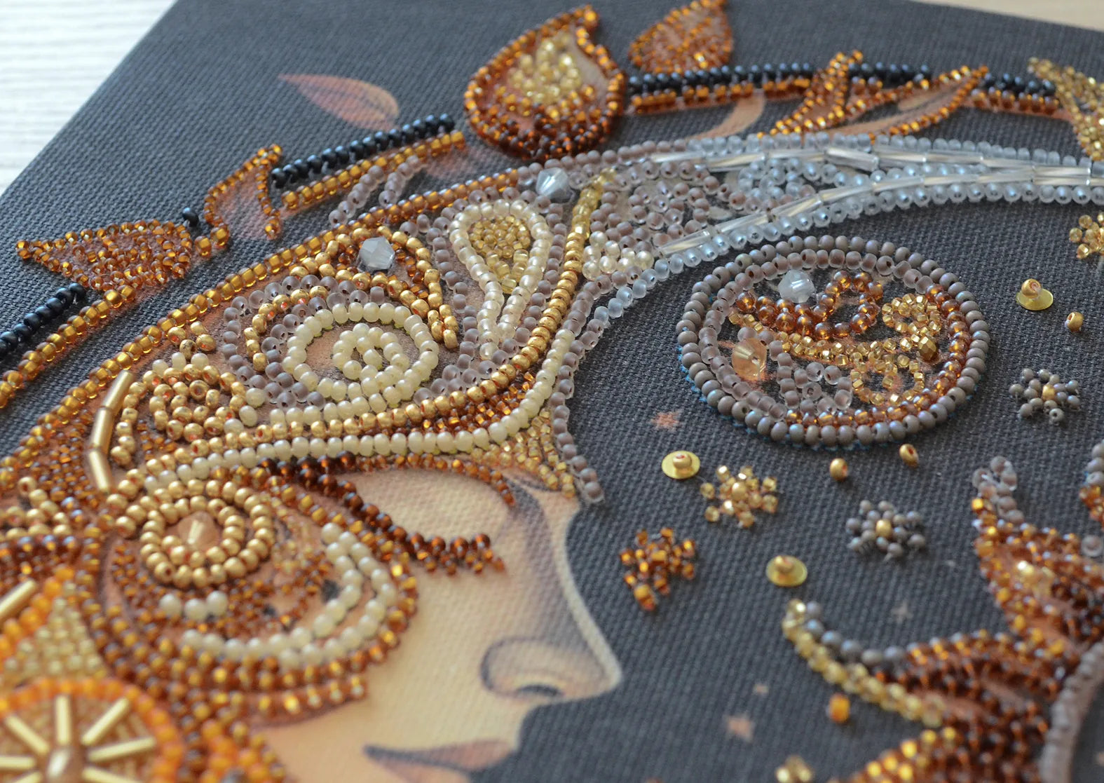 Bead Embroidery Kit Main Bead Embroidery Kit Captive of the night