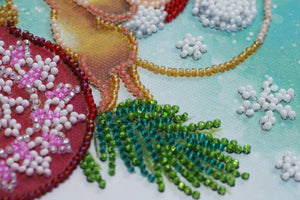 Bead Embroidery Kit Mini Bead embroidery kit Decorating christmas tree