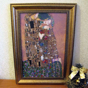 Bead Embroidery Kit Main Bead Embroidery Kit The kiss