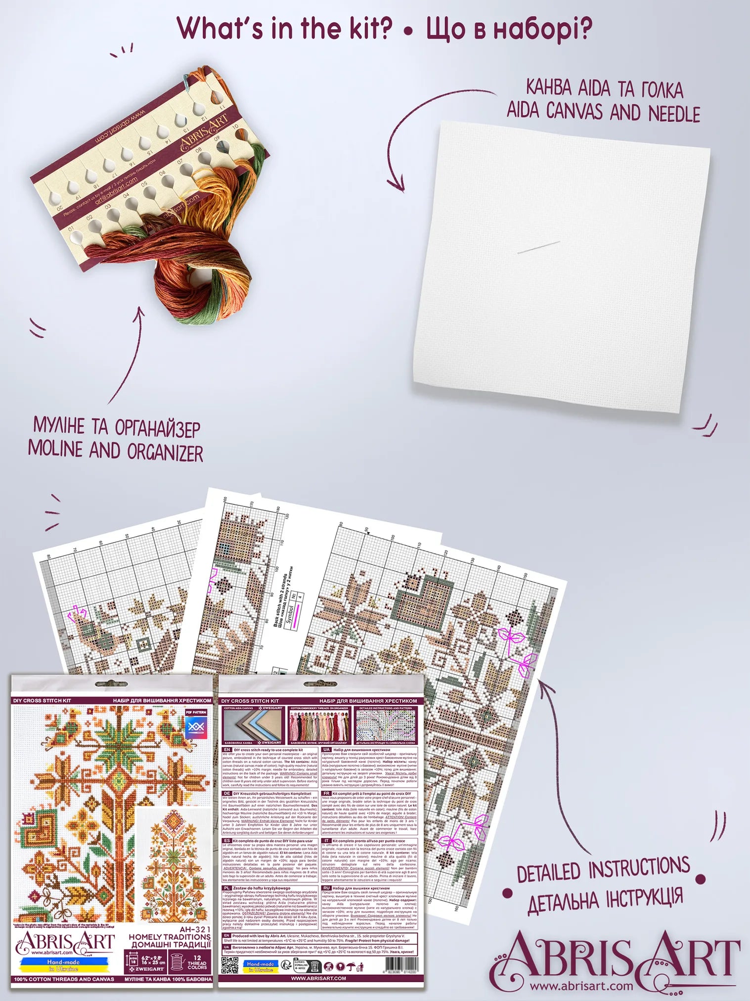 Cross Stitch Kit Cross-stitch kits Homely Traditions (Ethnic themes)