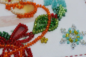 Bead Embroidery Kit Mini Bead embroidery kit Kisses