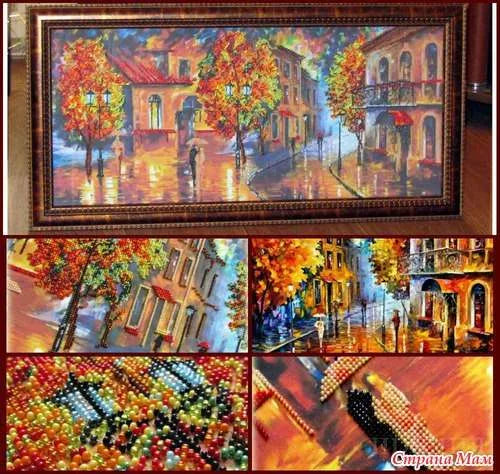 Bead Embroidery Kit Main Bead Embroidery Kit October colours