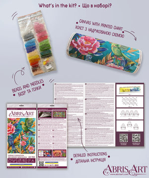 Bead Embroidery Kit Main Bead Embroidery Kit Spring commotion