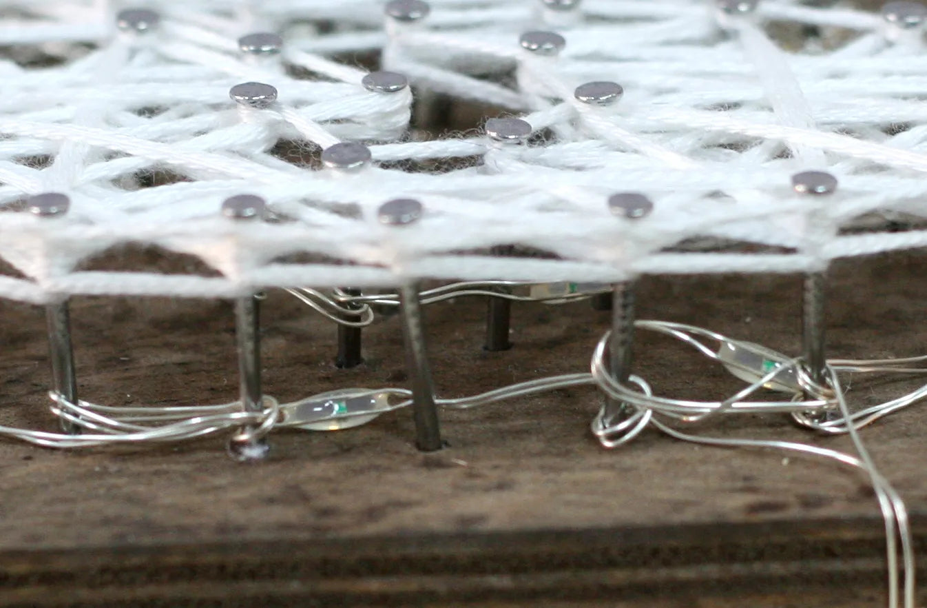 String Art Kit Creative Kit/String Art Happy family (Homely scene)
