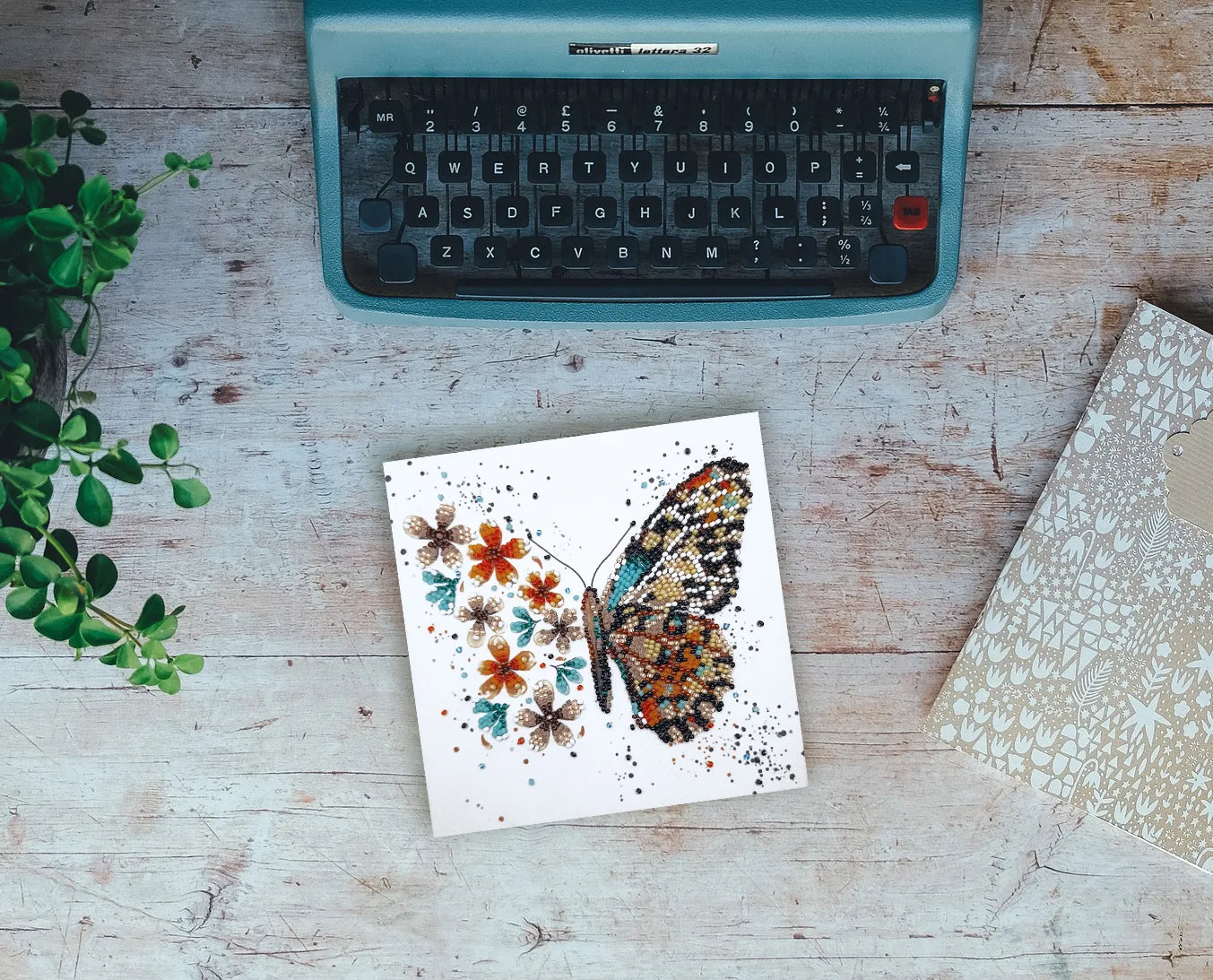 Bead Embroidery Kit Mini Bead embroidery kit Tigre wings