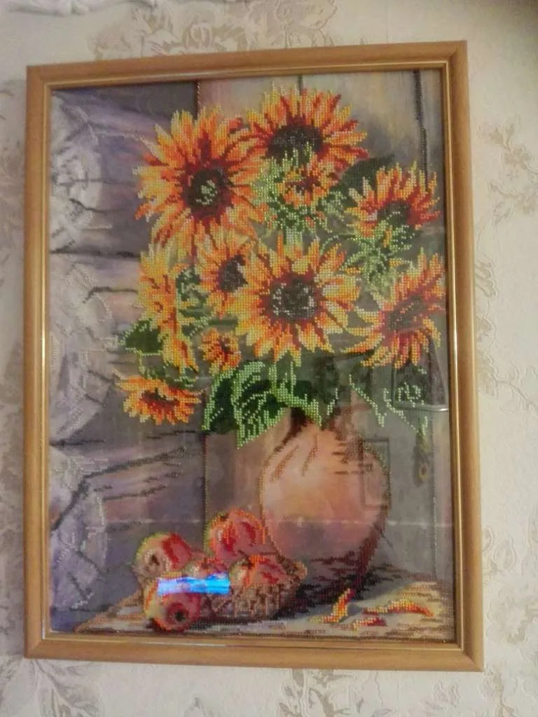 Bead Embroidery Kit Main Bead Embroidery Kit Summer bouquet