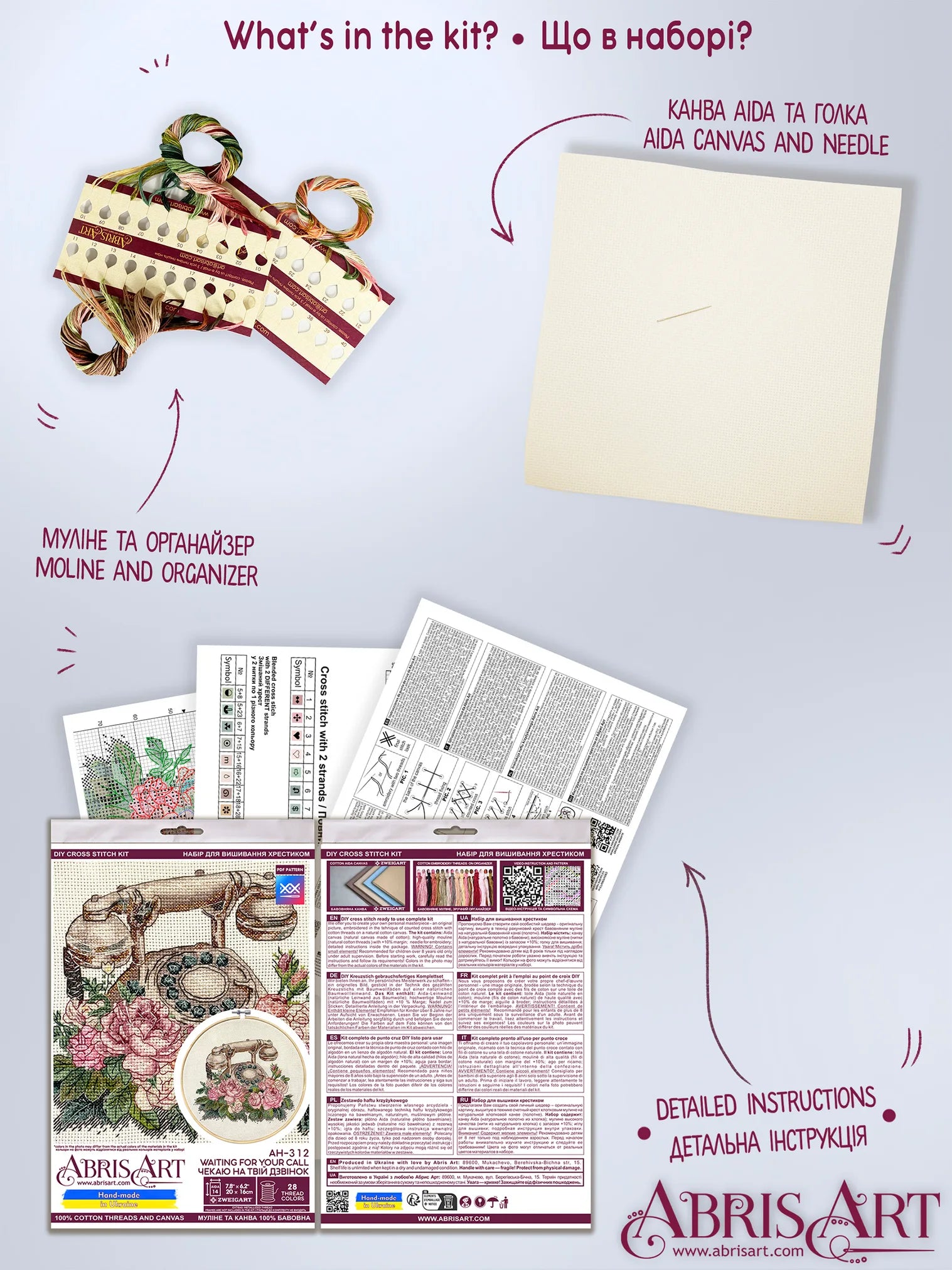 Cross Stitch Kit Cross-stitch kits Waiting for Your Call