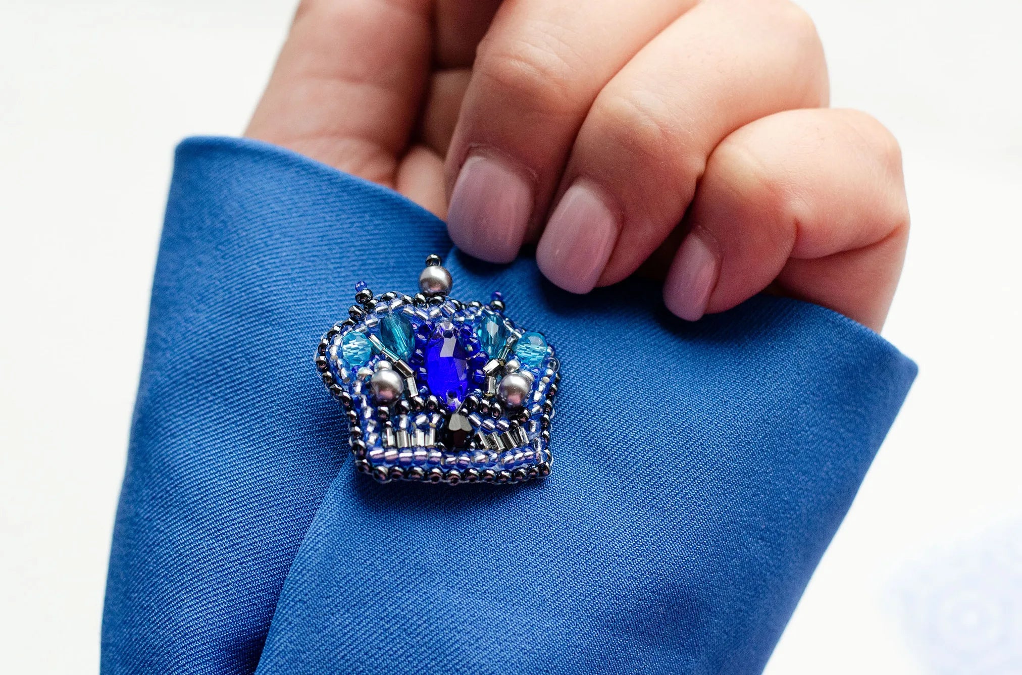 Brooch Embroidery Kit Decoration Crown (Decoration)