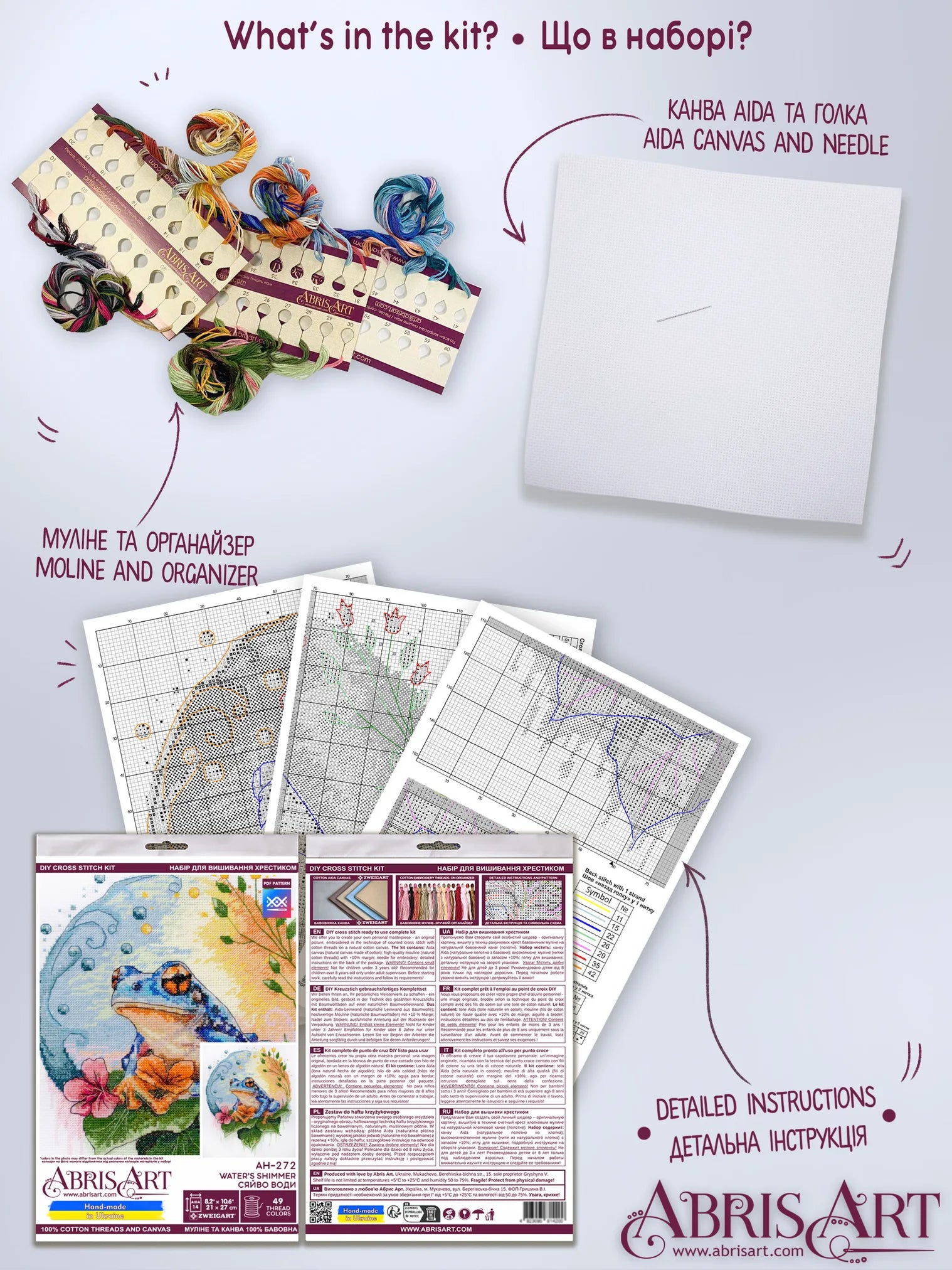 Cross Stitch Kit Cross-stitch kits Water`s Shimmer
