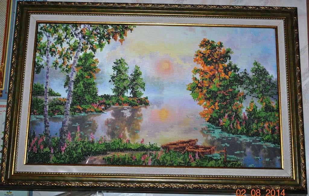 Bead Embroidery Kit Main Bead Embroidery Kit Morning haze