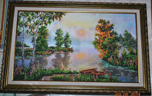 Bead Embroidery Kit Main Bead Embroidery Kit Morning haze